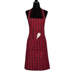 Red & Black Buffalo Check Apron