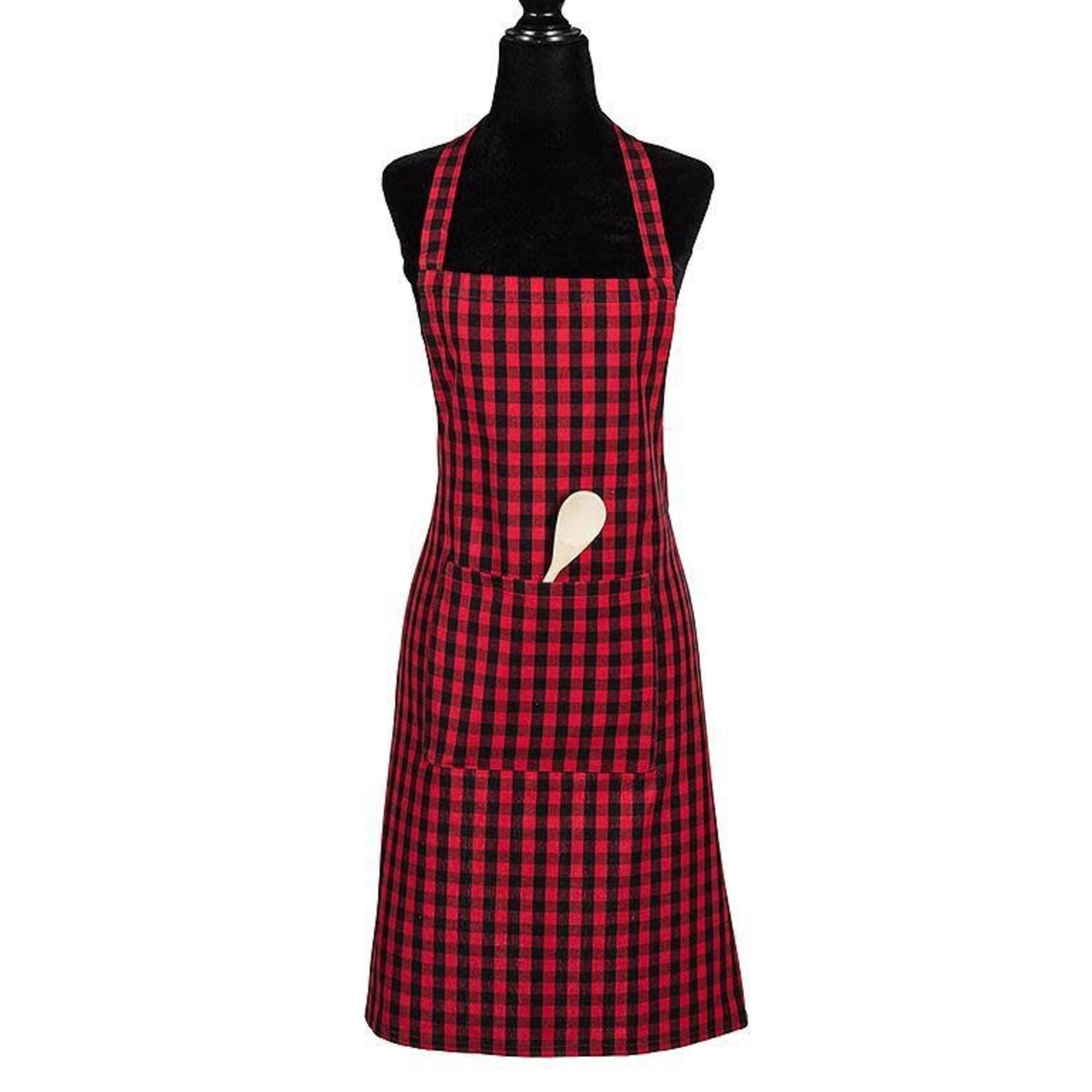 Red & Black Buffalo Check Apron