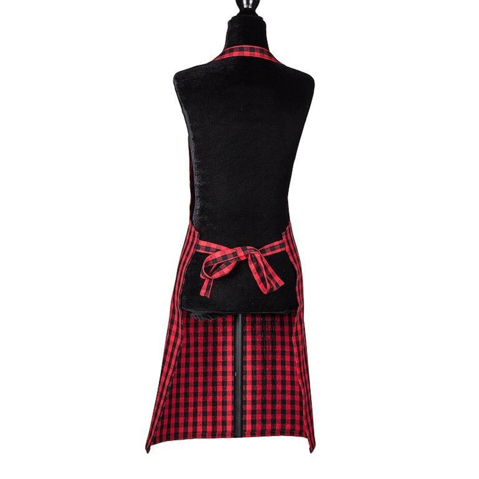 Red & Black Buffalo Check Apron
