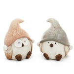 Ceramic Holiday Bird w Hat