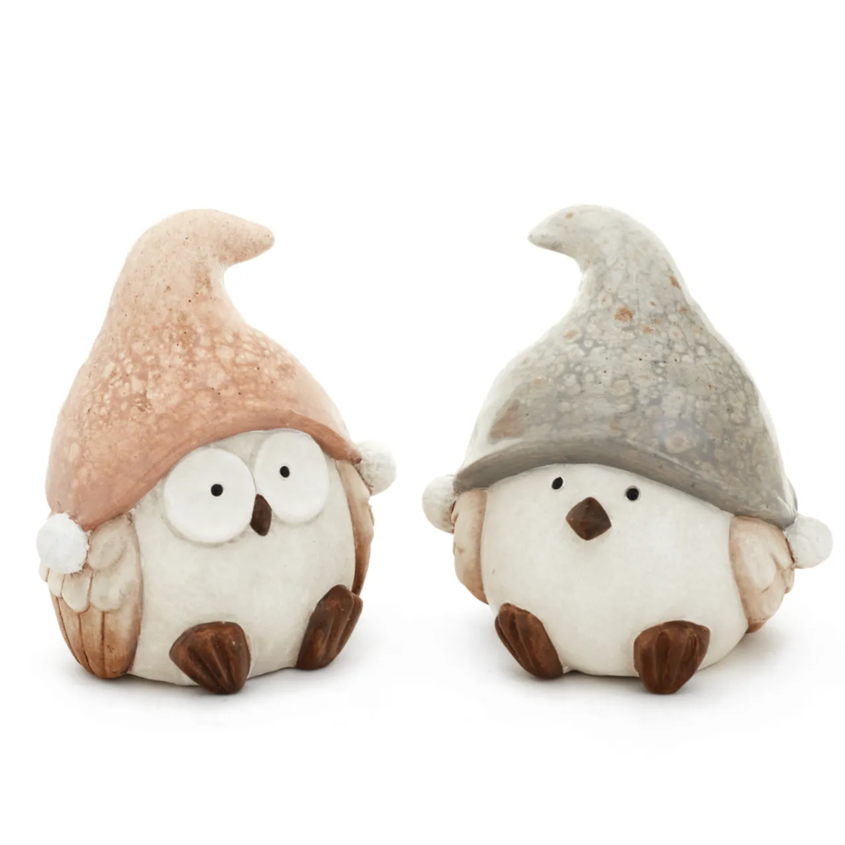 Ceramic Holiday Bird w Hat