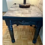 Refinished Black Side Table