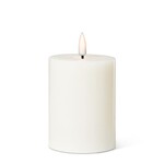 Ivory LED Pillar Candle - 3x4