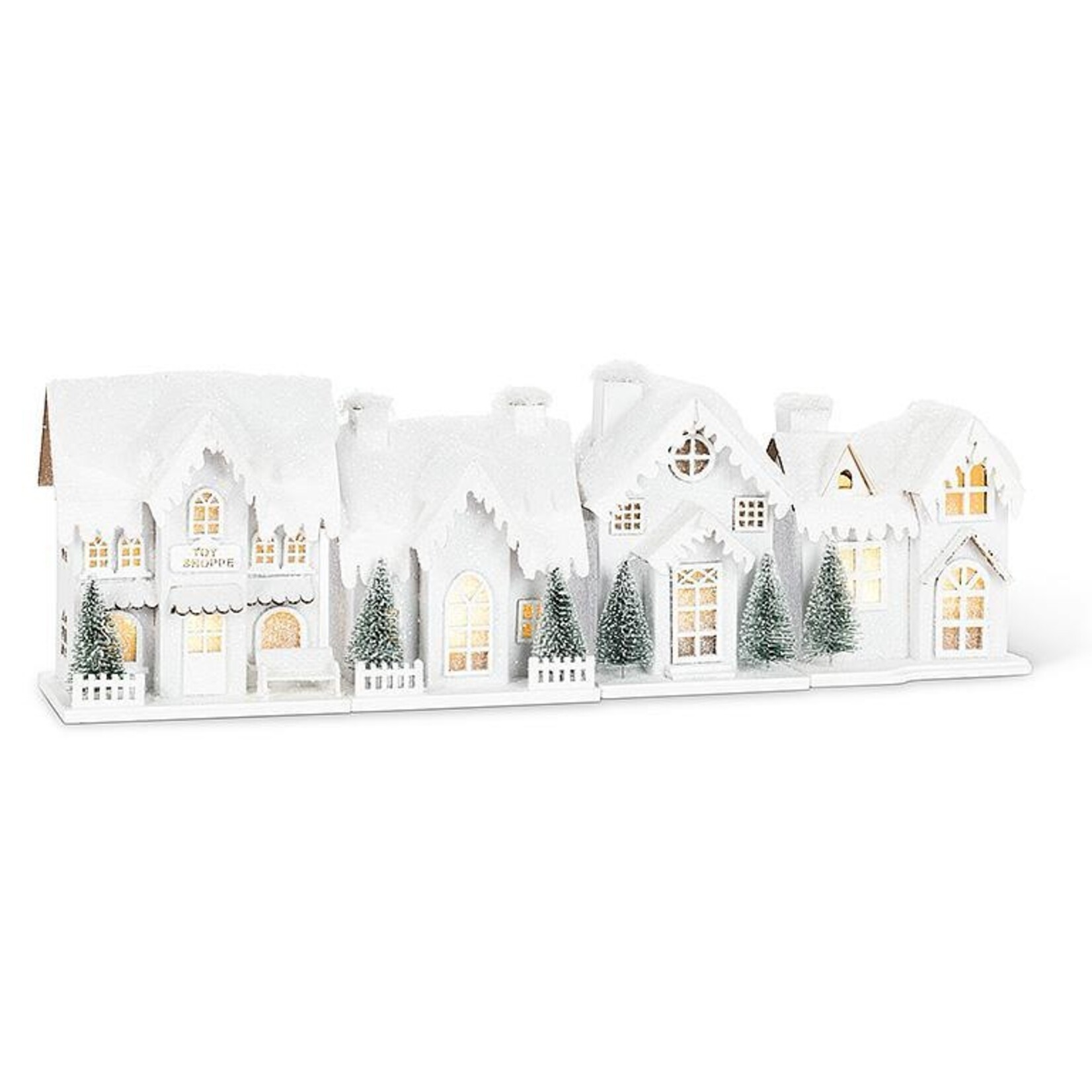 Snowy LED House w Trees