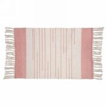 Pink & Natural Stripe Rug