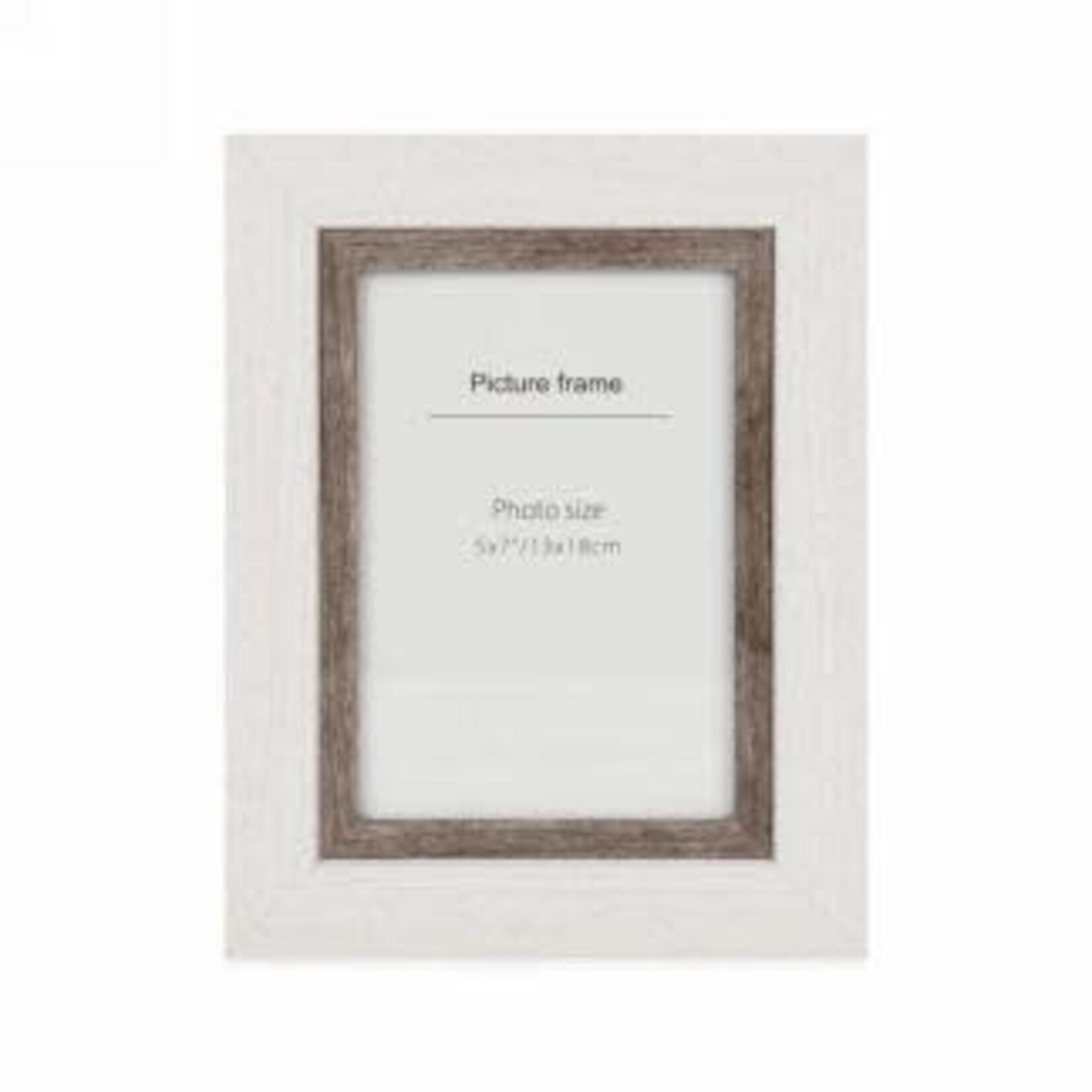 Two-Tone Grey Picture Frame - 5x7