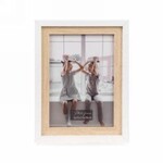 White & Natural Picture Frame - 5x7