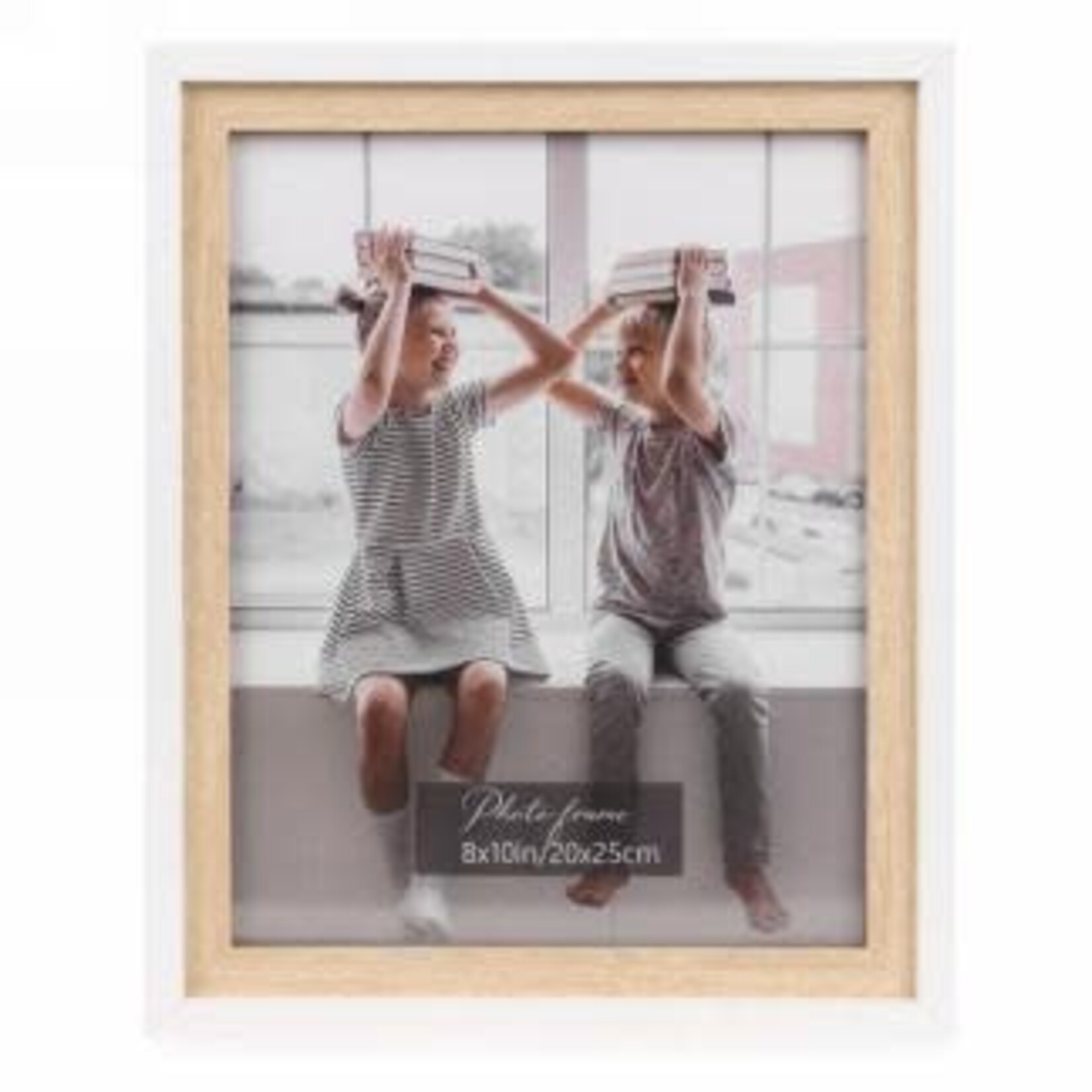 White & Natural Picture Frame - 8x10