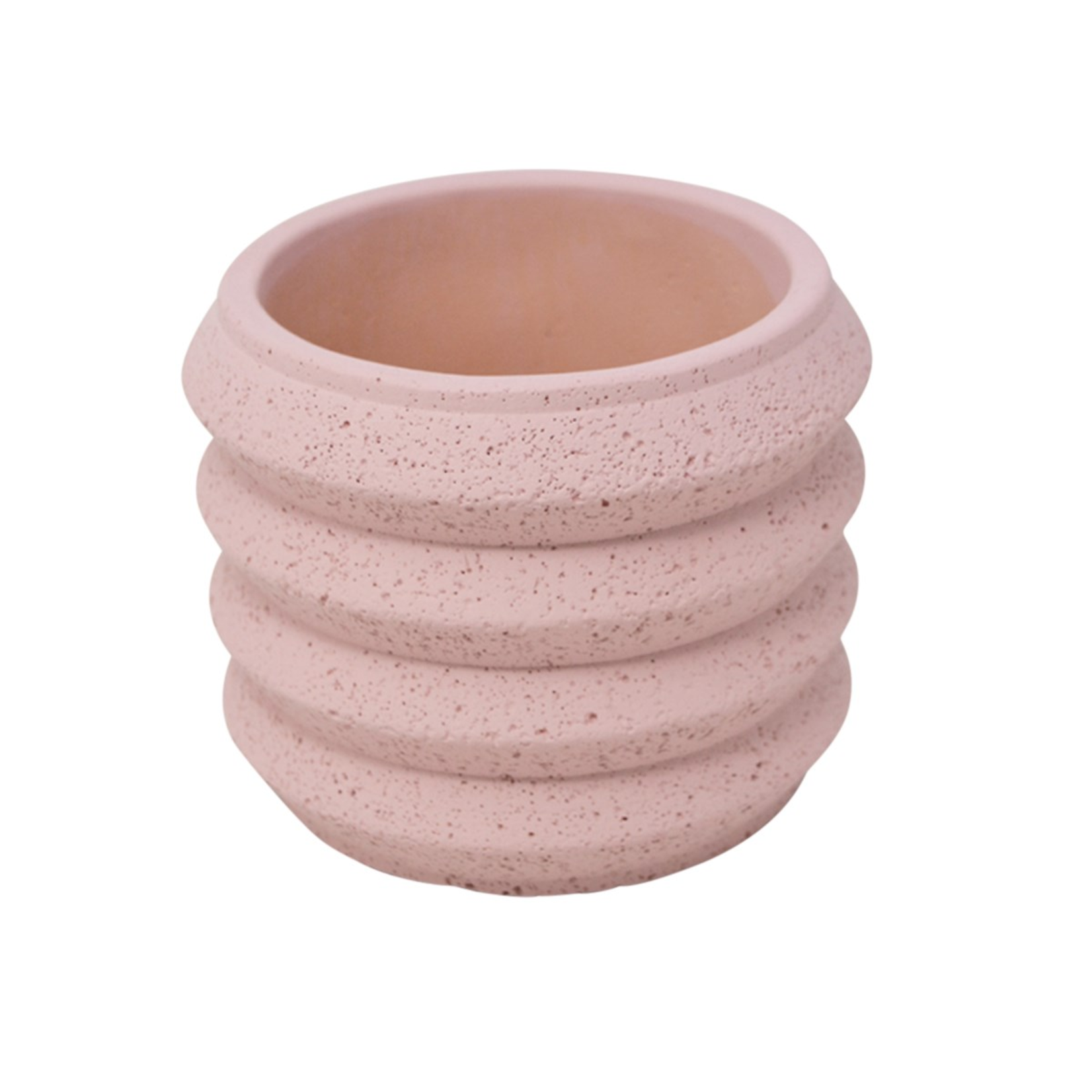 Pink Textured Bubble Planter