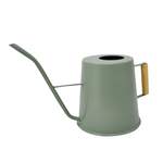 Green Watering Can w Wood Handle