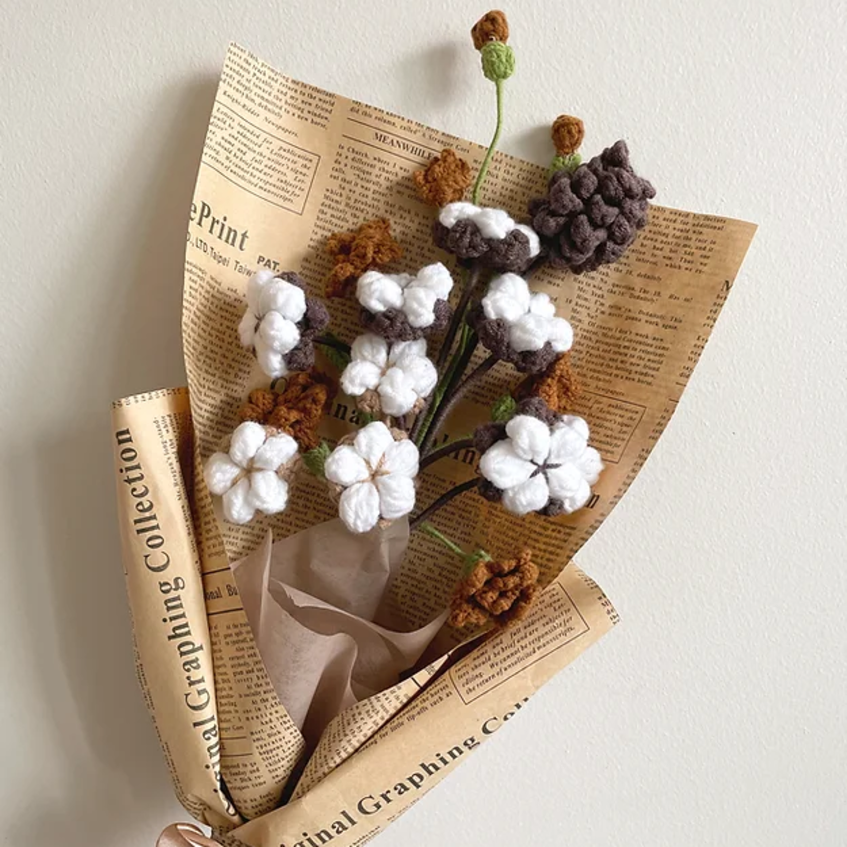 Cotton Love Crochet Flower Bouquet