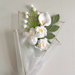 Ivory Crochet Flower Bouquet