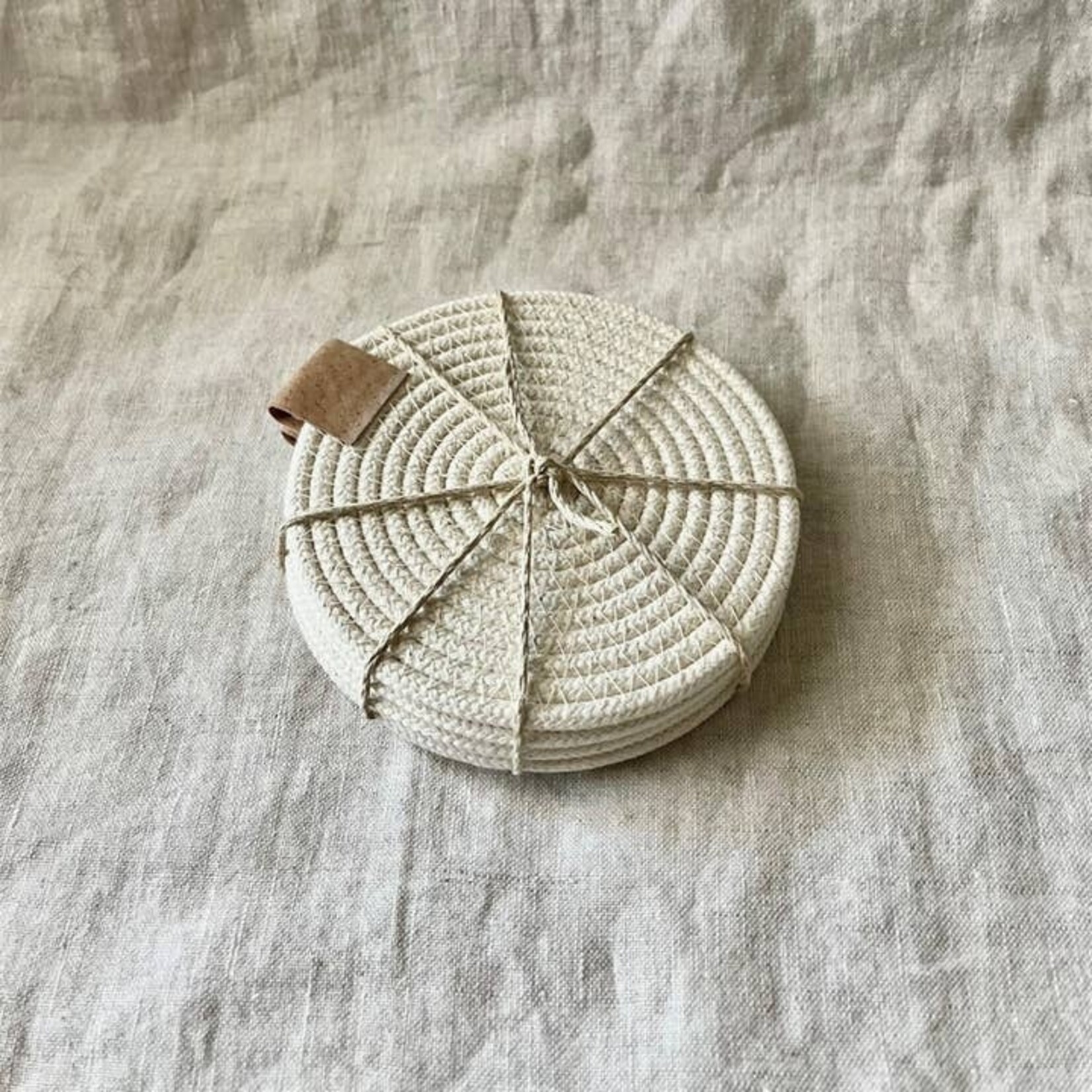Warm White Rope Bowl Gift Set