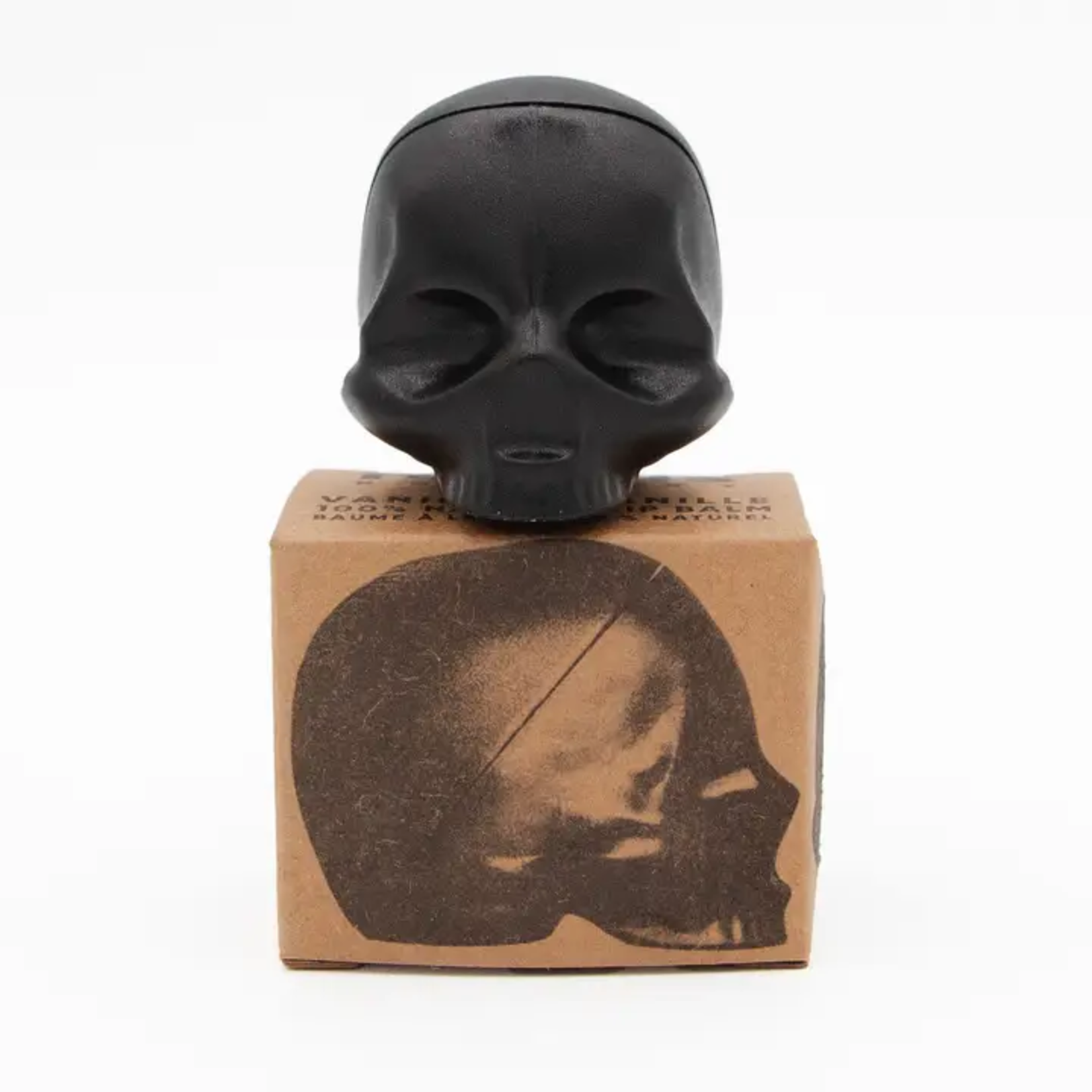 Natural Black Skull Lip Balm