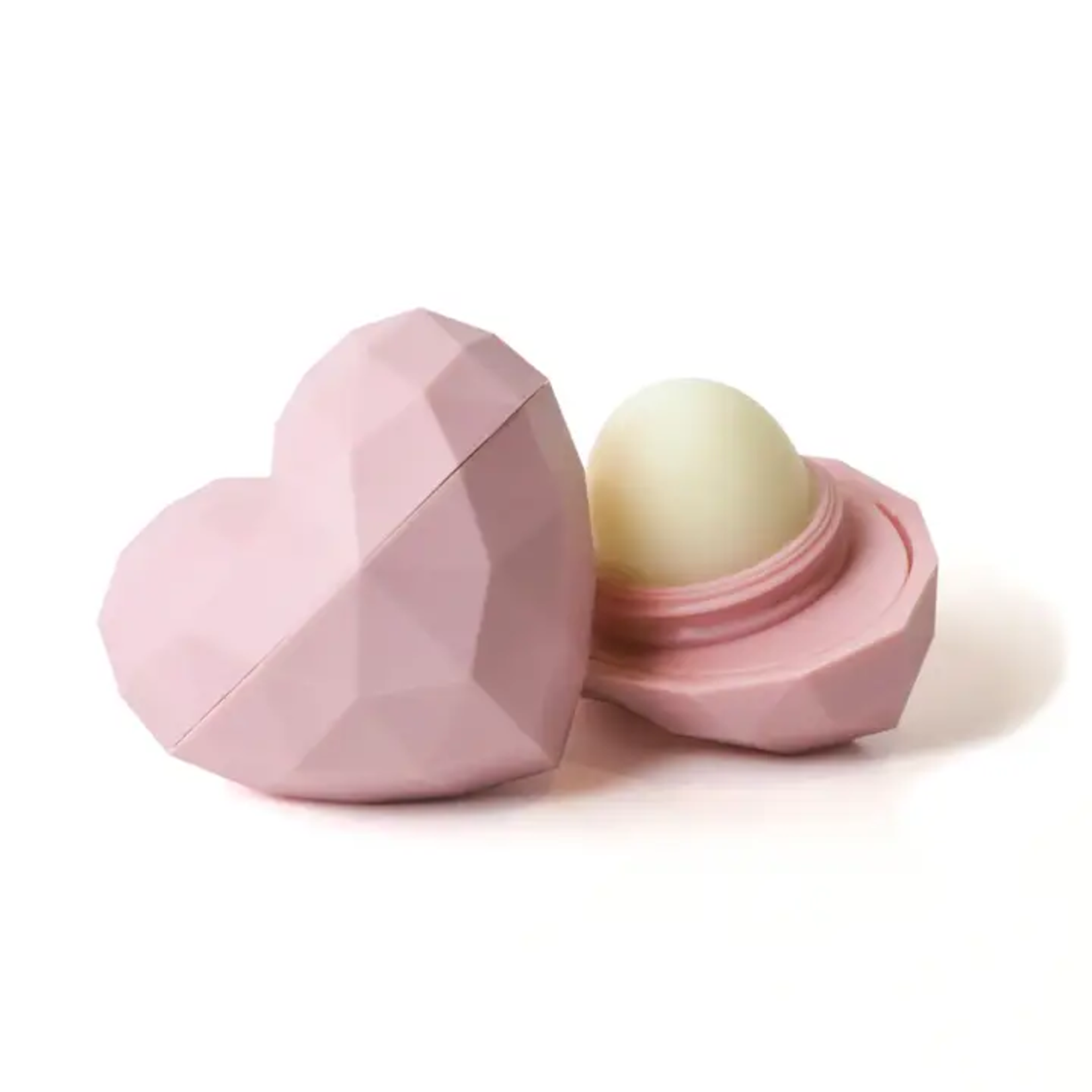 Natural Pink Heart Lip Balm