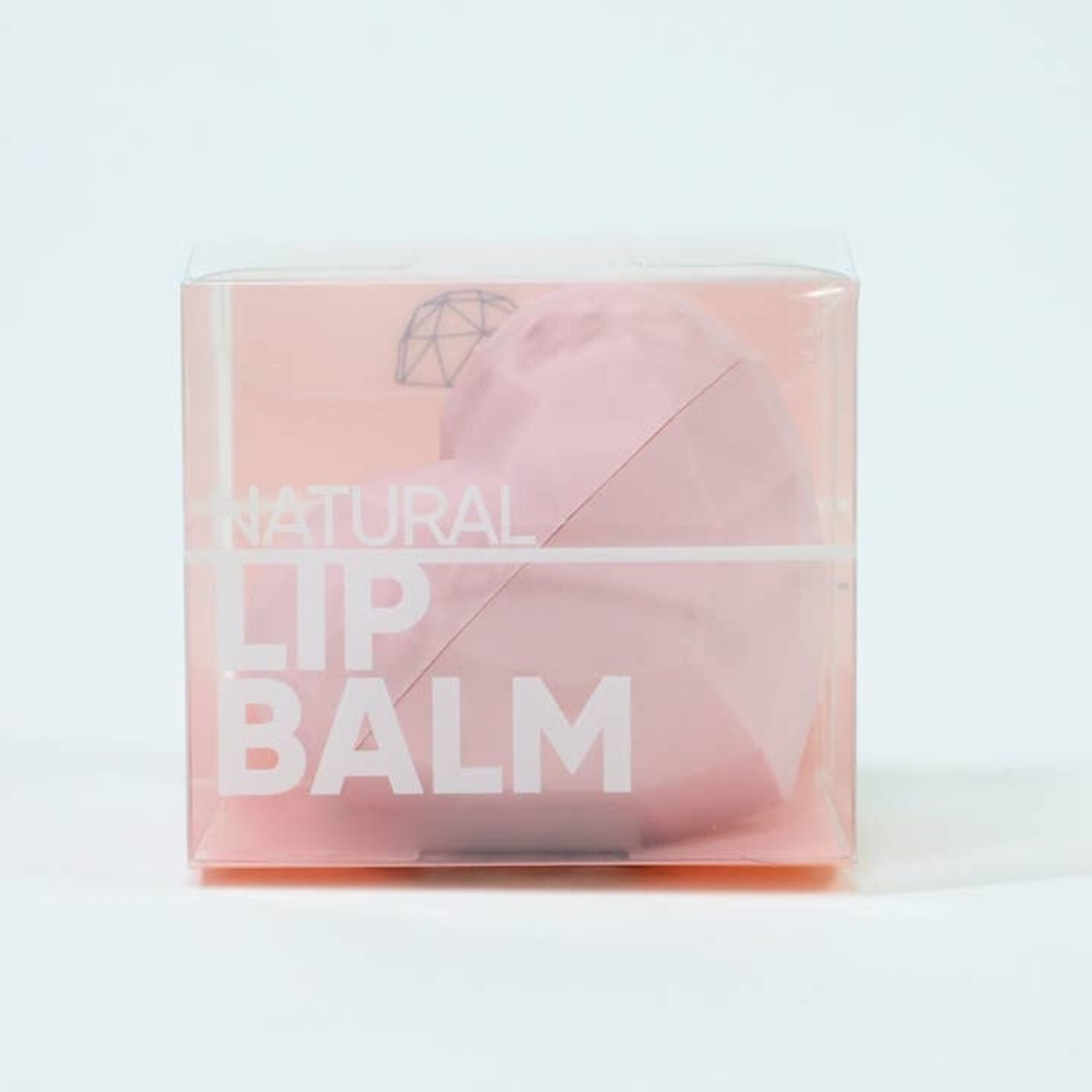 Natural Pink Heart Lip Balm