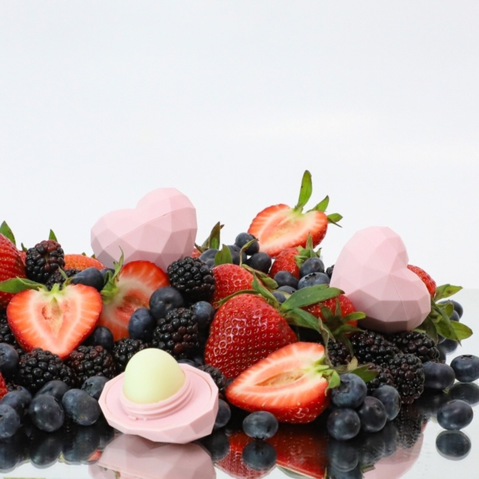 Natural Pink Heart Lip Balm