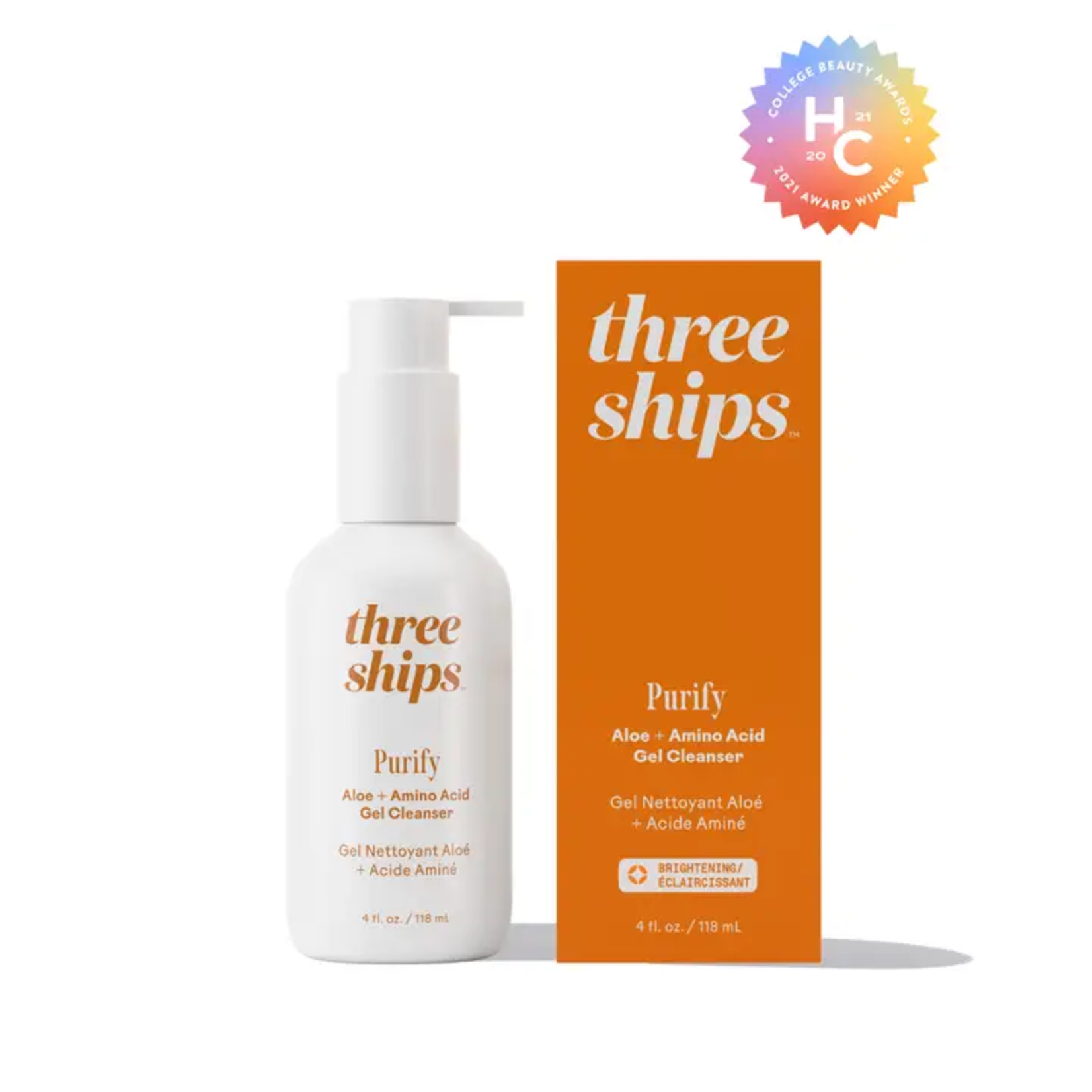 Three Ships Purify Aloe & Amino Gel Cleanser