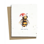 Bee Christmas - Plantable Wildflower Card