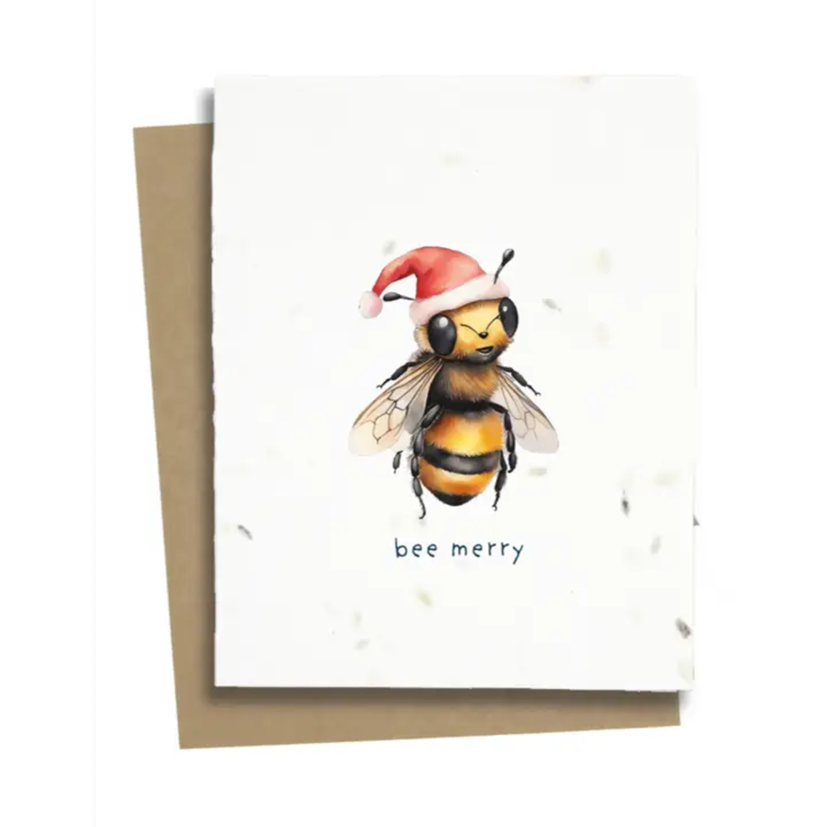 Bee Christmas - Plantable Wildflower Card