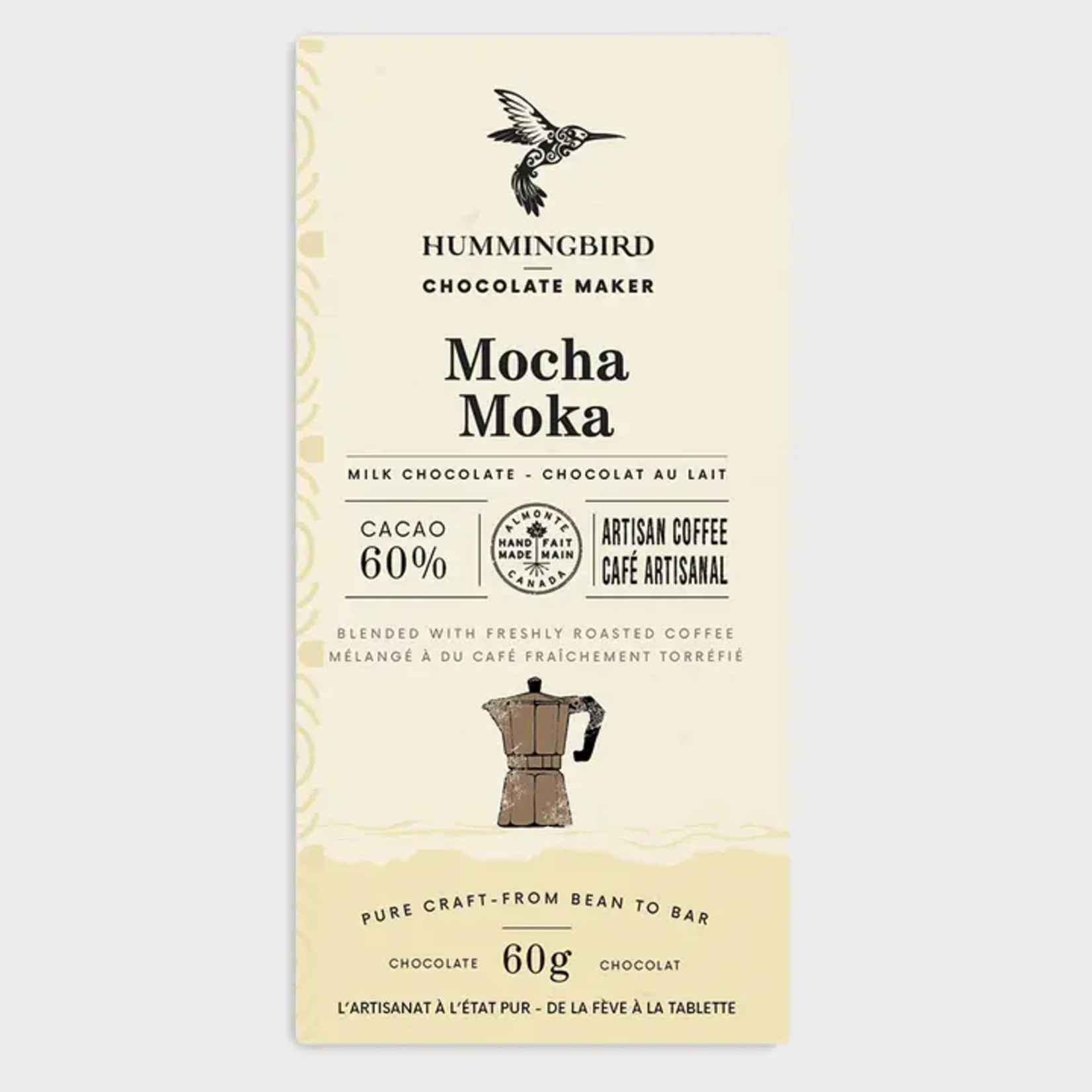 Mocha Milk Chocolate Bar - 60gr