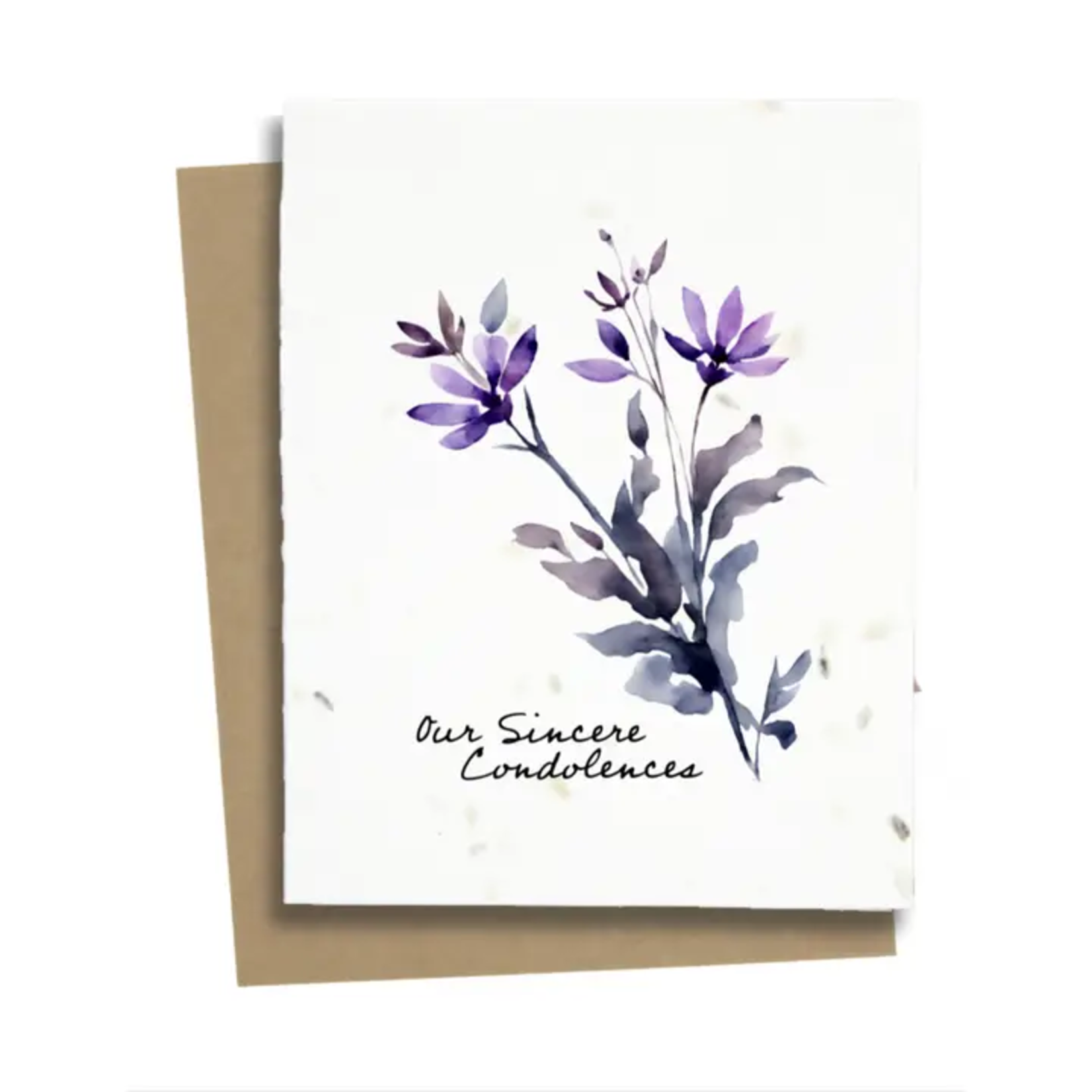 Wildflower Condolences - Plantable Wildflower Card