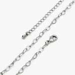 Silver Heart Link Bracelet