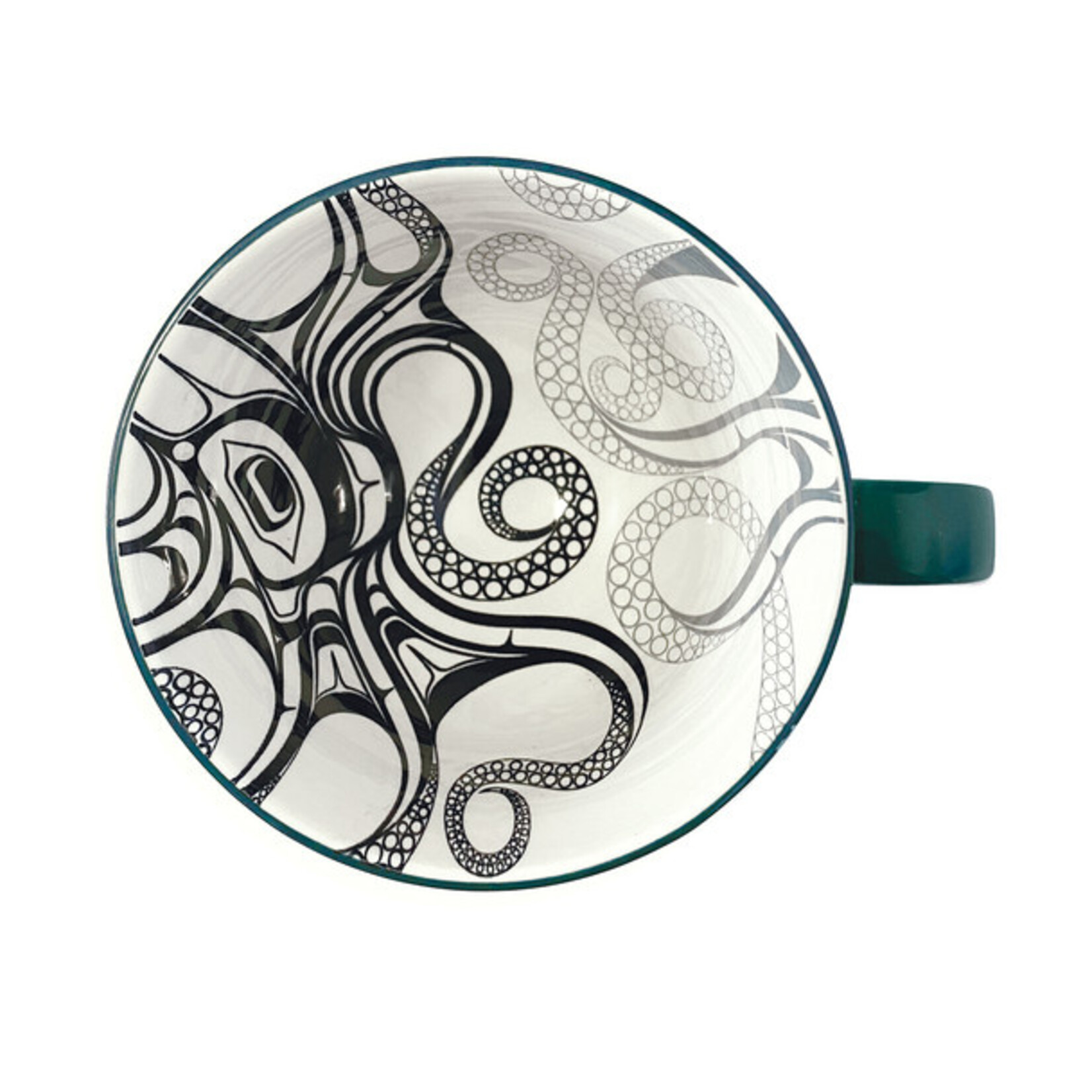 Octopus Porcelain Mug - Ernest Swanson