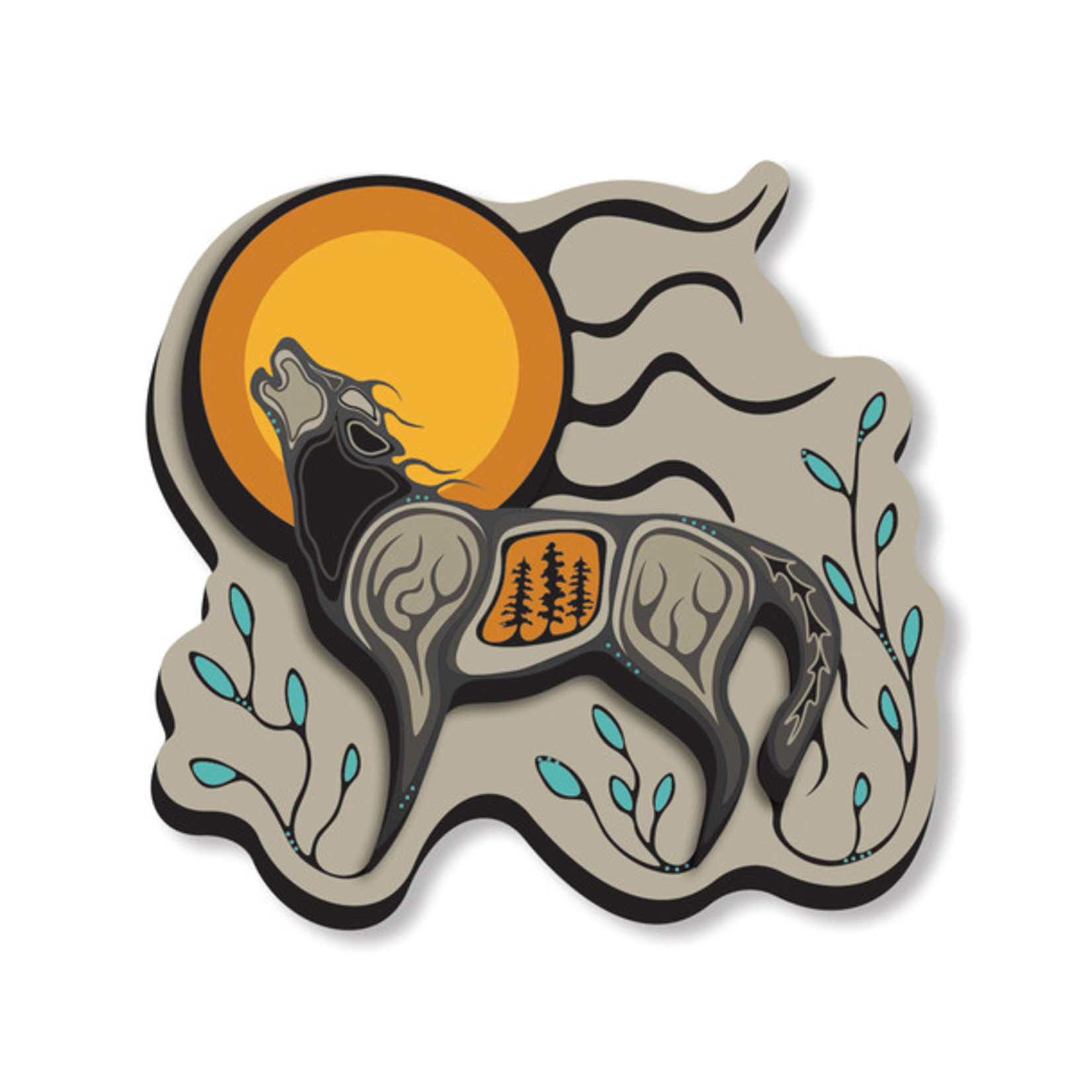 3D Wolf Magent - Storm Angeconeb