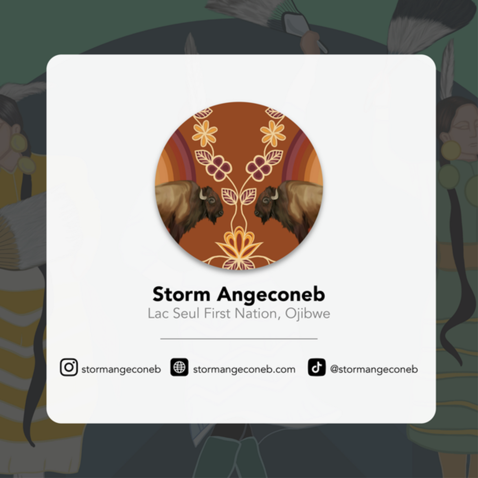 Ojibwe Florals Journal - Storm Angeconeb