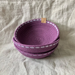 Purple Trinket Rope Bowl