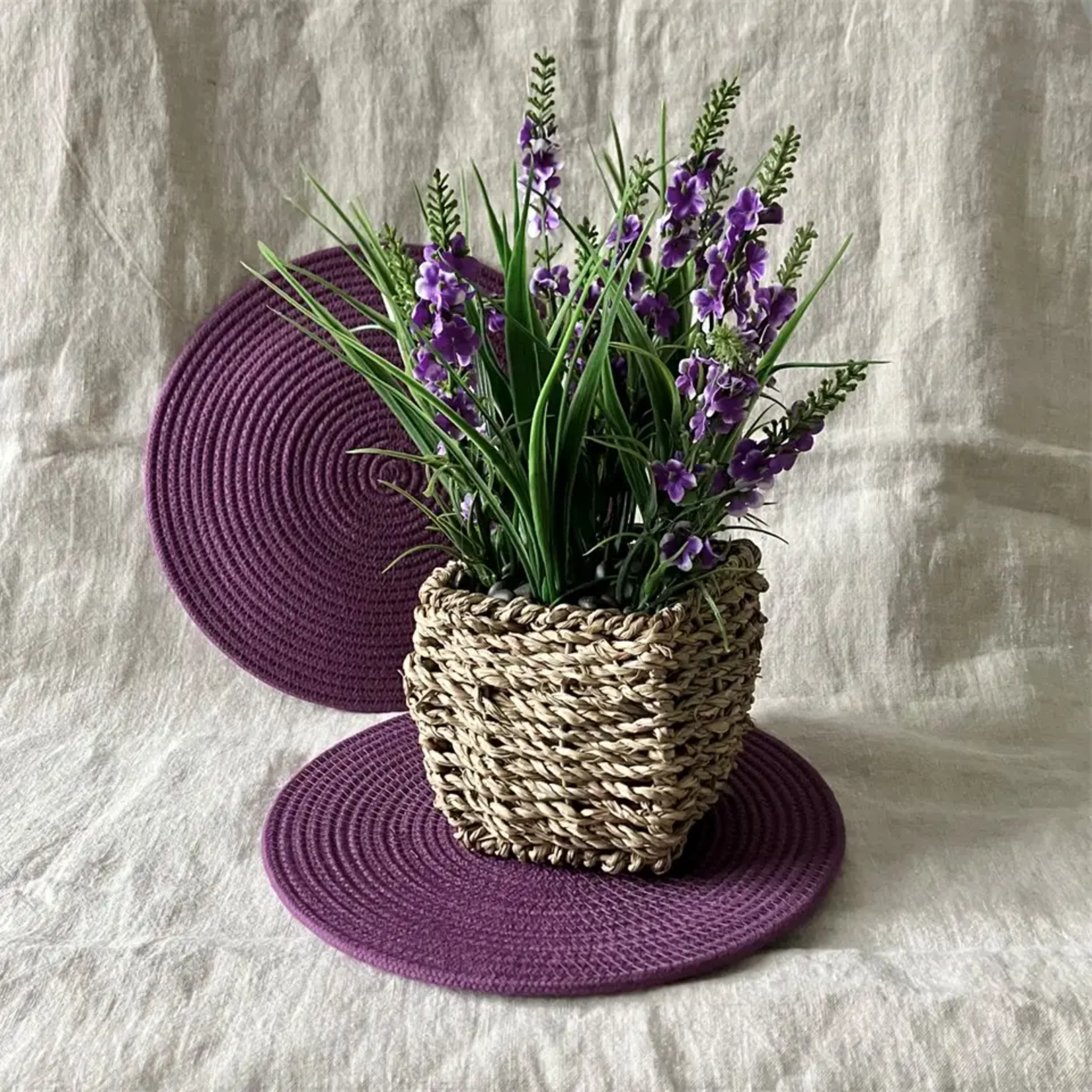 Purple Rope Trivet
