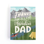Thanks For All The Adventures - Father's Day Card