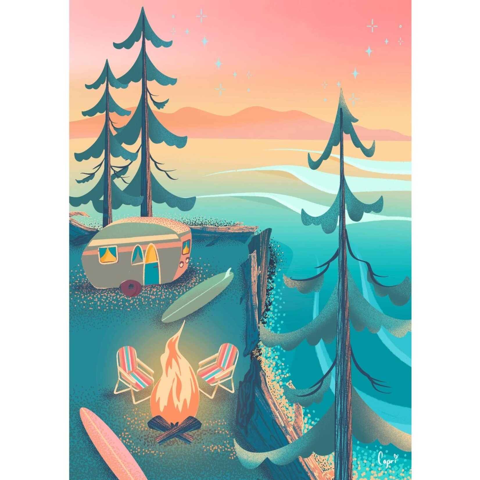 Coastal Camping - 1000 pc. Puzzle