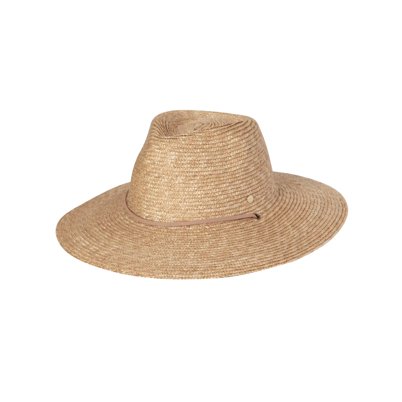 Wide Brim Natural Straw Hat - Georgia