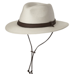 Ivory Wide Brim Safari Hat - Hamilton