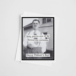 You're One Of My Favourite Parents - Father's Day Card