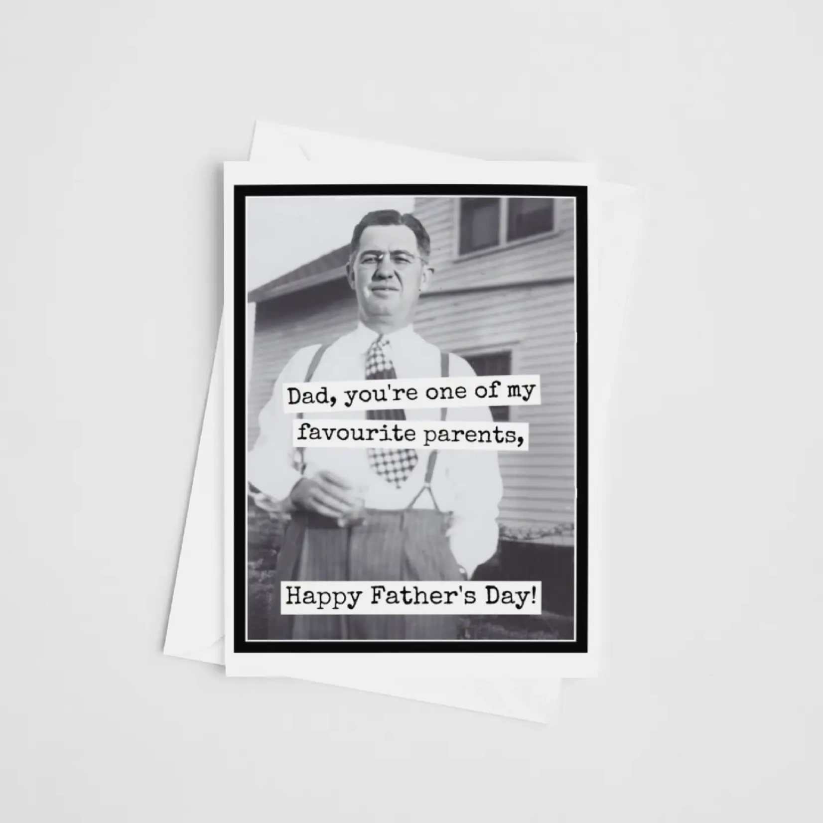 You're One Of My Favourite Parents - Father's Day Card