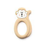Blonde Silicone Monkey Teether