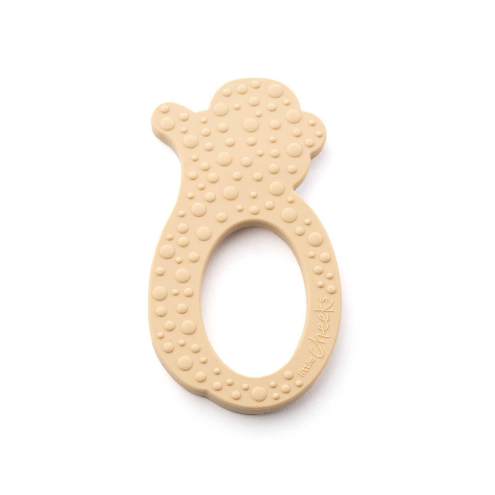 Blonde Silicone Monkey Teether
