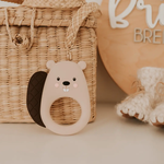 Latte Beaver Silicone Teether