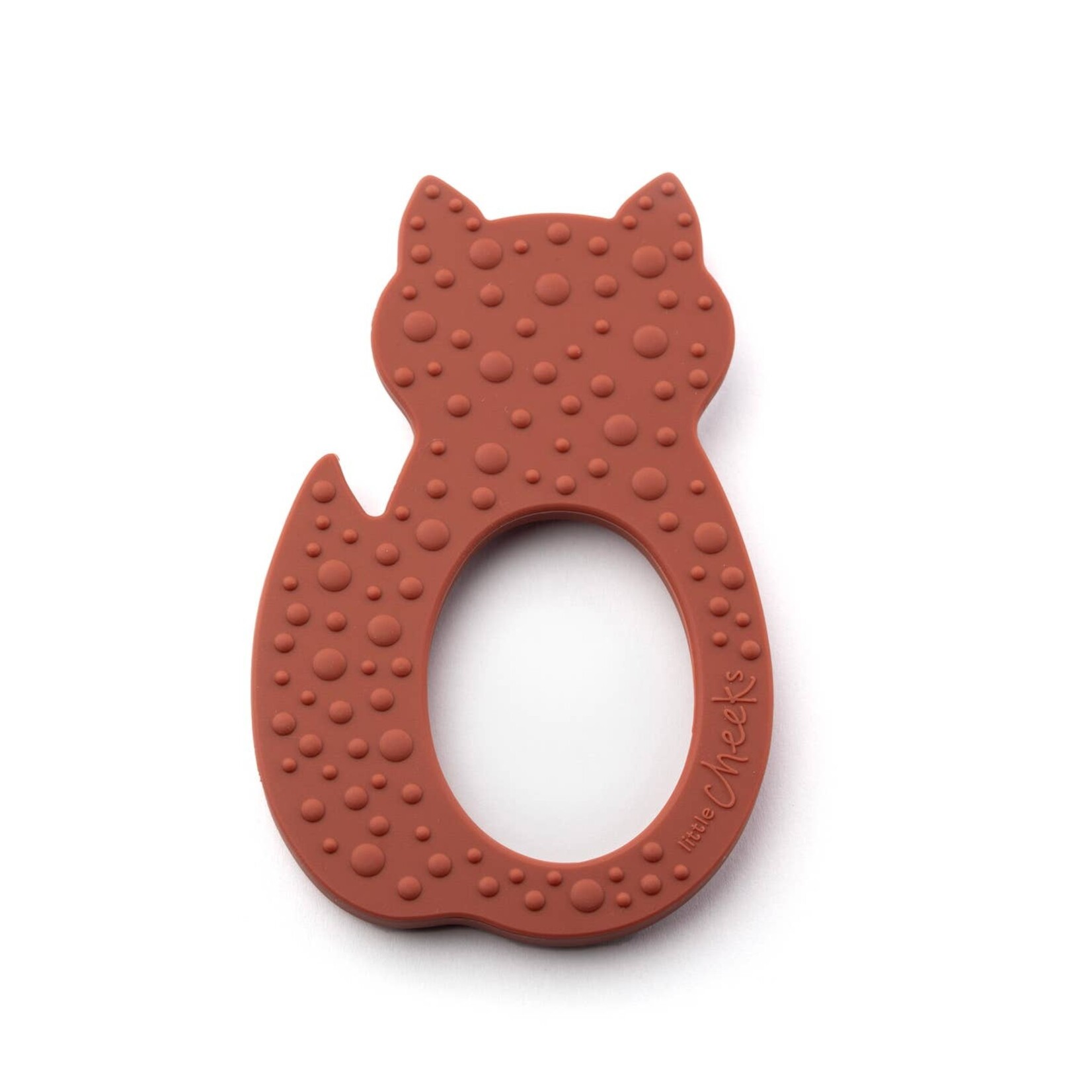 Rust Fox Silicone Teether