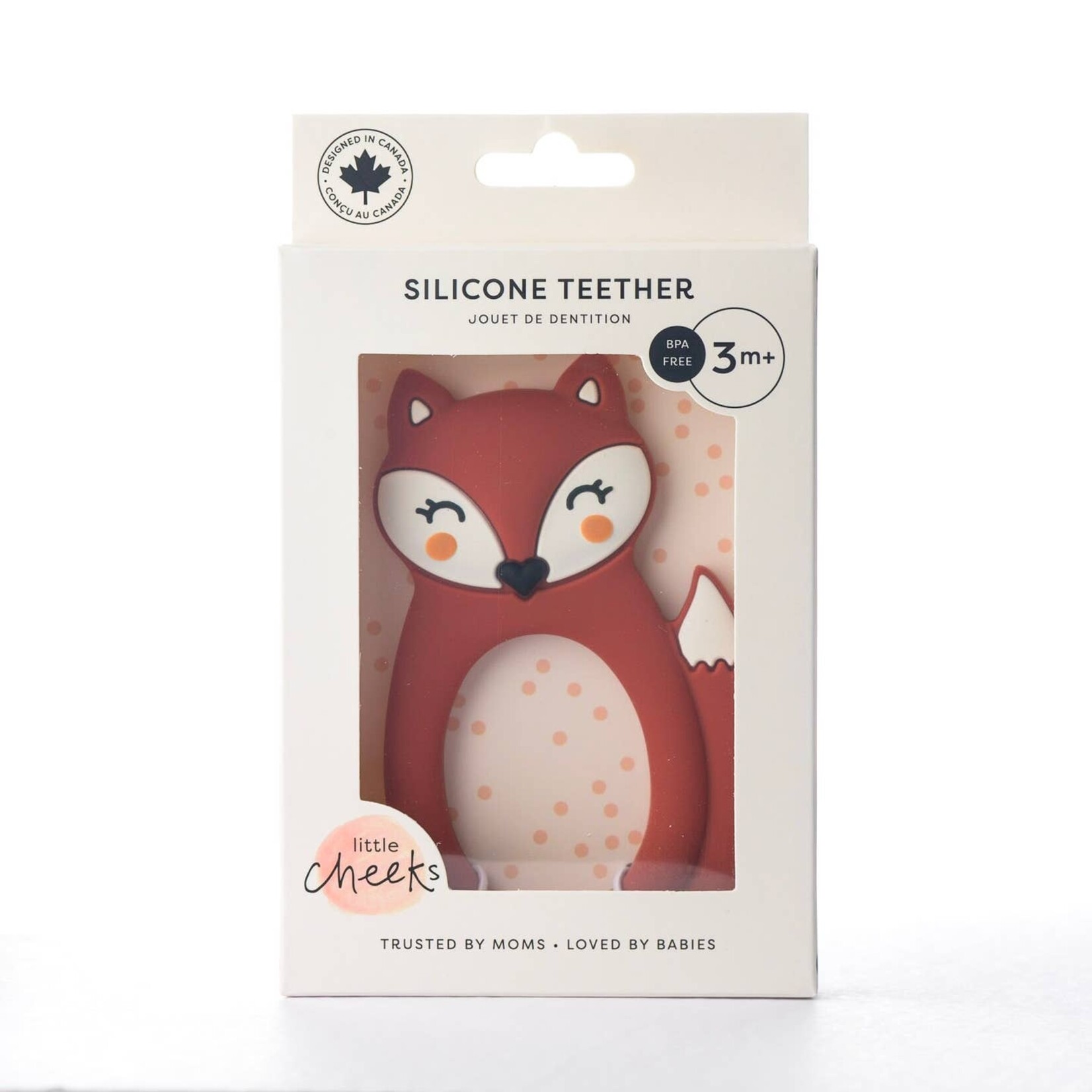 Rust Fox Silicone Teether