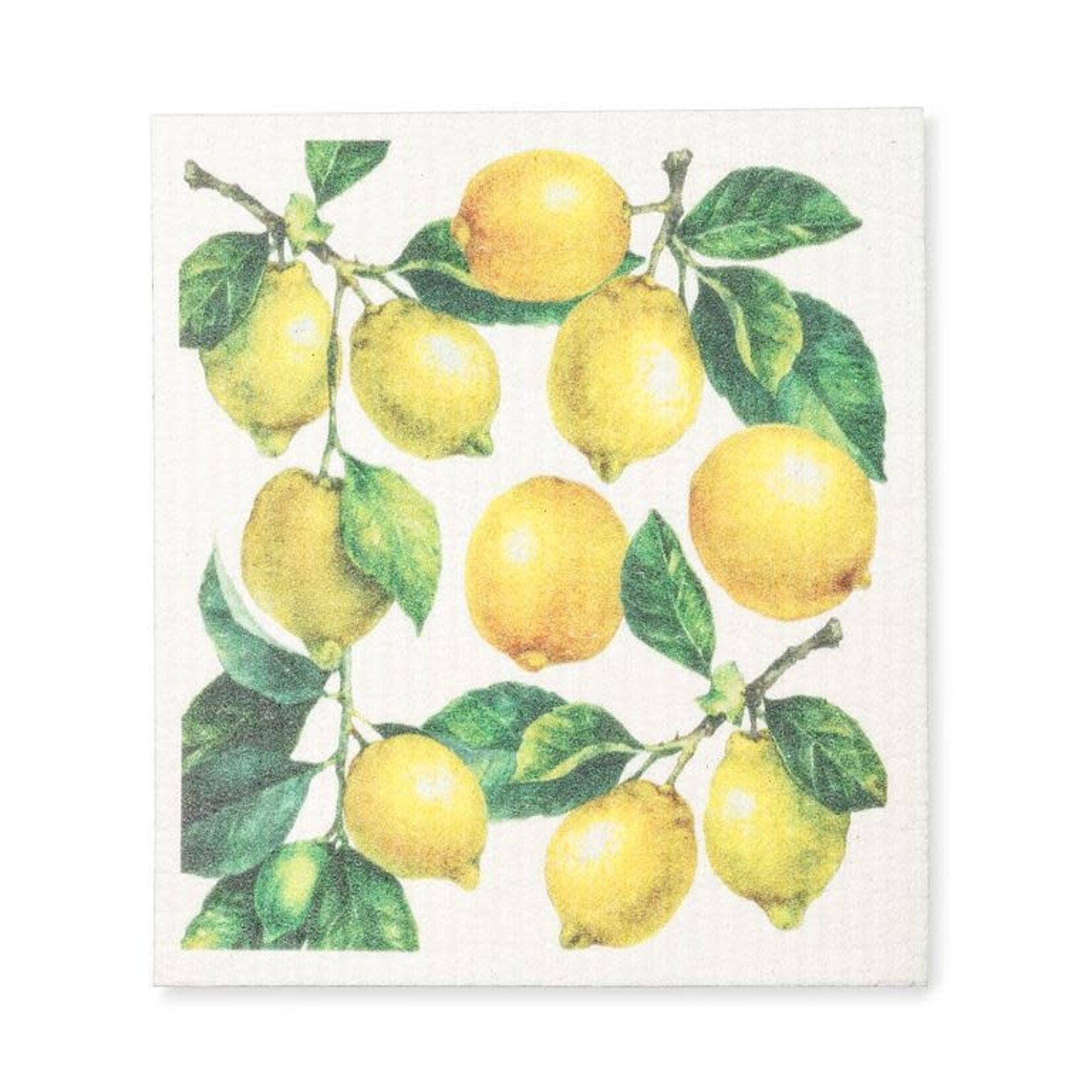 Lemons All Over Swedish Dishcloth