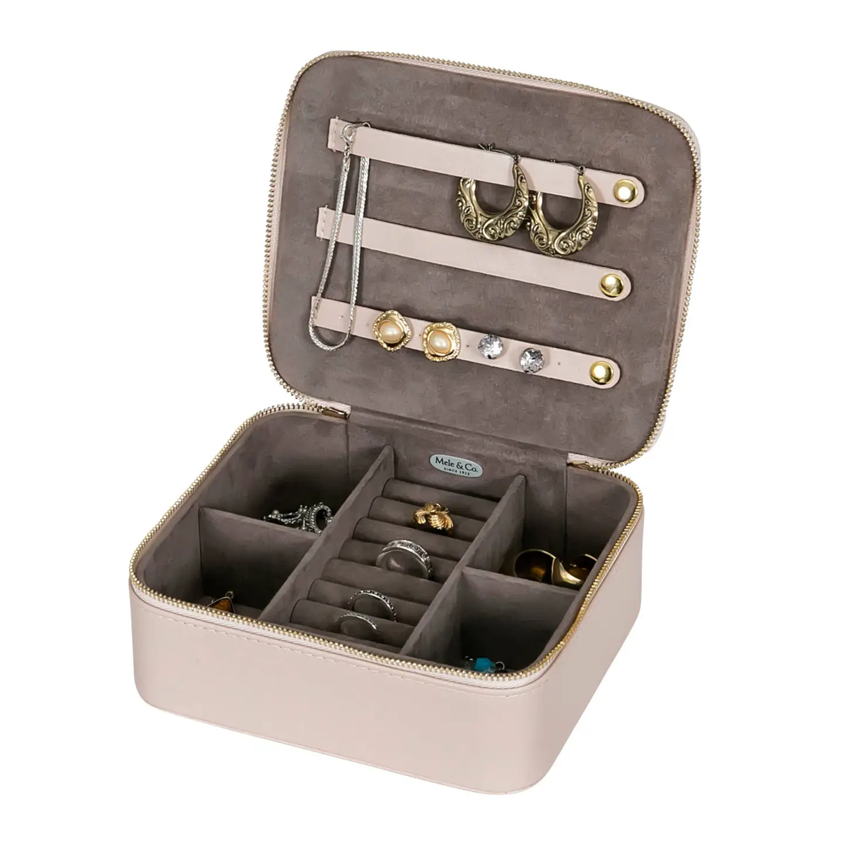 Travel Jewelry Case - Blush