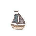 Mini Wood Sailboat w Sail