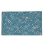 Turquoise Dragonfly Doormat