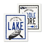 Better At The Lake Swedish Dishcloths - Set of 2