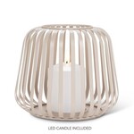 Sand Cage Lantern w LED Candle