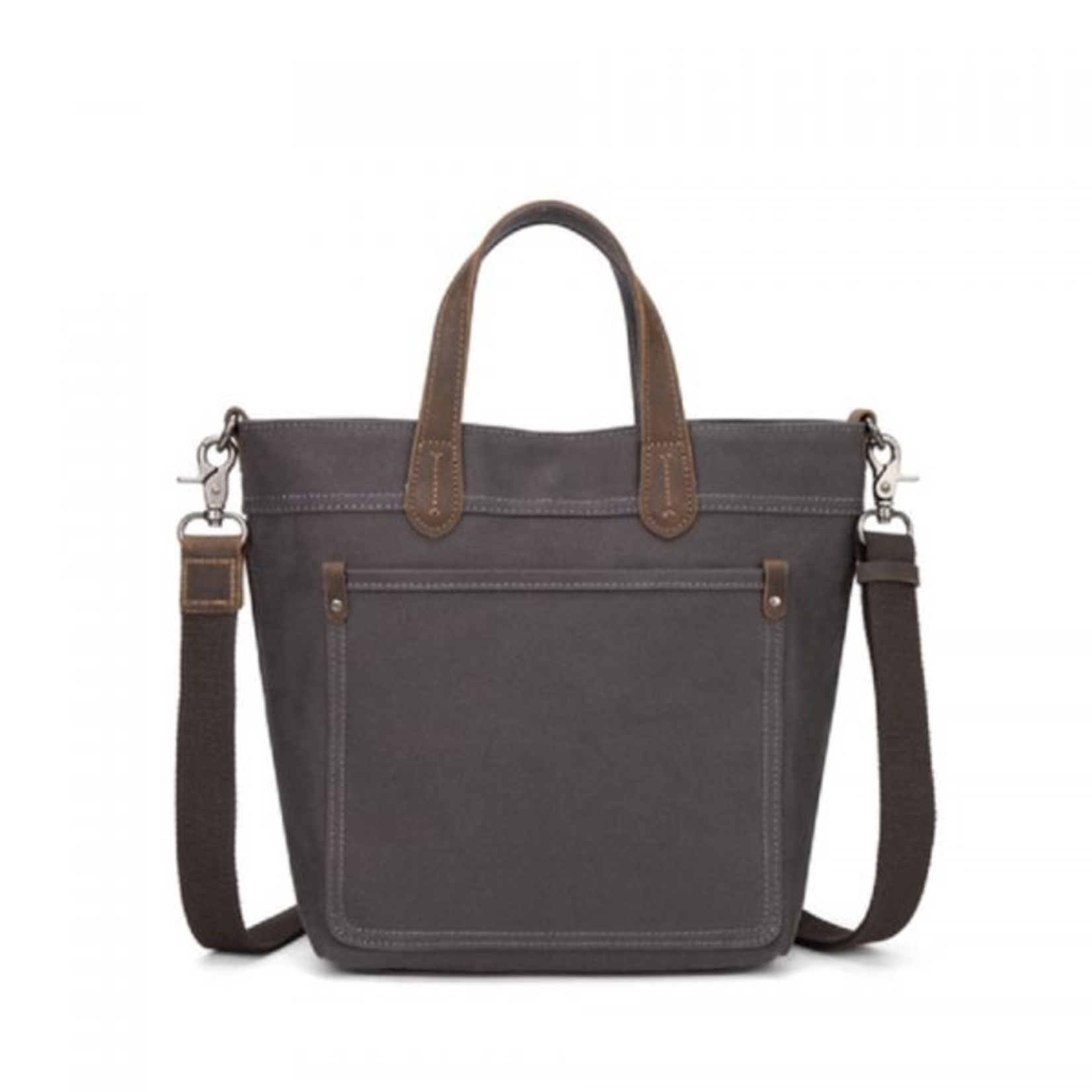 Small Waxed Canvas Tote - Grey